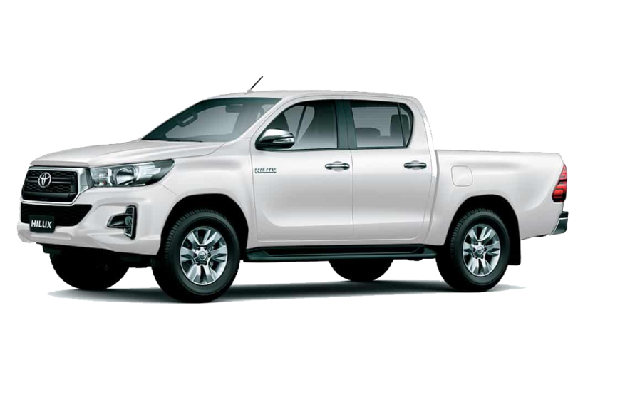 Toyota Hilux blanca